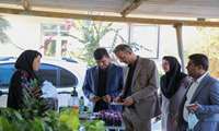 بازدید فرماندار شهرستان جم از نمایشگاه تولیدات حوزه کشاورزی توسط بانوان کارآفرین
